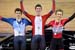 Andrew Scott; Dylan Bibic; Tyler Rorke 		CREDITS:  		TITLE: 2018 Junior, U17 and Para Track Nationals 		COPYRIGHT: ?? 2018 Ivan Rupes