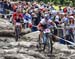 Emily Batty (Can) Trek Factory Racing XC and Annika Langvad (Den) Specialized Racing 		CREDITS:  		TITLE: 2018 La Bresse MTB World Cup 		COPYRIGHT: Rob Jones/www.canadiancyclist.com 2018 -copyright -All rights retained - no use permitted without prior; wr