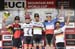 Lars Forster, Anton Cooper, Nino Schurter, Maxime Marotte, Manuel Fumic 		CREDITS:  		TITLE: 2018 UCI World Cup Nove Mesto 		COPYRIGHT: Rob Jones/www.canadiancyclist.com 2018 -copyright -All rights retained - no use permitted without prior; written permis