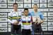 Mens MC1-3 Scratch Race podium 		CREDITS:  		TITLE: UCI Paracycling Track World Championships, Rio de Janeiro, Brasi 		COPYRIGHT: ? Casey B. Gibson 2018