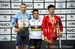 Men C2 1km podium 		CREDITS:  		TITLE: UCI Paracycling Track World Championships, Rio de Janeiro, Brasi 		COPYRIGHT: ?? Casey B. Gibson 2018