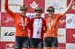 Gillian Ellsay, Sara Poidevin, Katherine Maine 		CREDITS:  		TITLE: Road National Championships 		COPYRIGHT: Rob Jones/www.canadiancyclist.com 2018 -copyright -All rights retained - no use permitted without prior; written permission