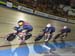 Chloe Dygart pulled the U.S. team for the final kilometre 		CREDITS:  		TITLE: 2018 Track World Championships, Apeldoorn NED 		COPYRIGHT: Rob Jones/www.canadiancyclist.com 2018 -copyright -All rights retained - no use permitted without prior; written perm