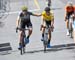 Ben Wolfe gives Nick Zuckowsky a pat to console 		CREDITS:  		TITLE: Tour de Beauce, 2019 		COPYRIGHT: Rob Jones/www.canadiancyclist.com 2019 -copyright -All rights retained - no use permitted without prior, written permission