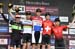 Podium: l to r - Henrique Avancini, Nino Schurter, Mathieu van der Poel, Mathias Flueckiger, Ondrej Cink 		CREDITS:  		TITLE: Nove Mesto World Cup 		COPYRIGHT: Rob Jones/www.canadiancyclist.com 2019 -copyright -All rights retained - no use permitted witho