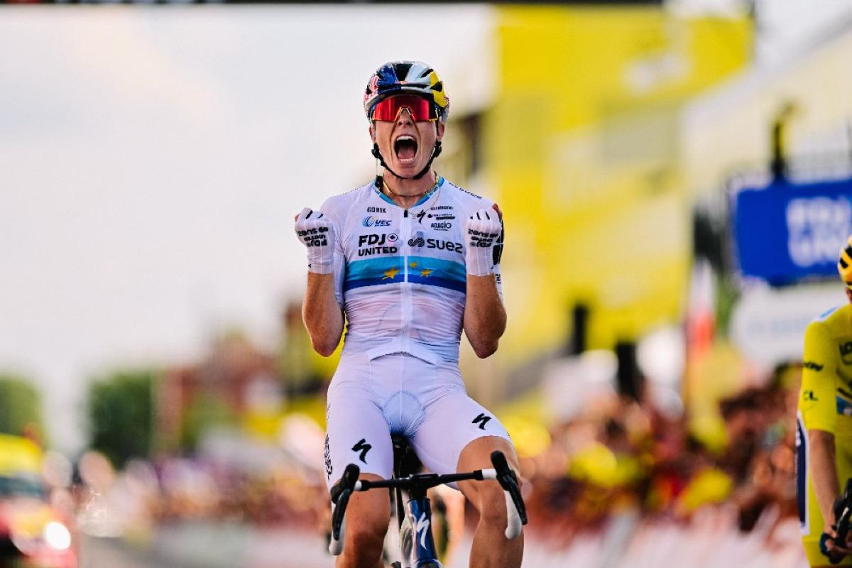 Reusser Holds on to Yellow after Stage 5 of Tour de France Femmes 
